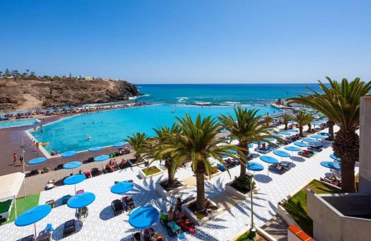 Beach-Front Tenerife Sth Sea And Pool View Costa Del Silencio Exterior photo